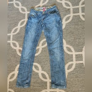 Hot Kiss Size 9 Jeans w/ camo detail